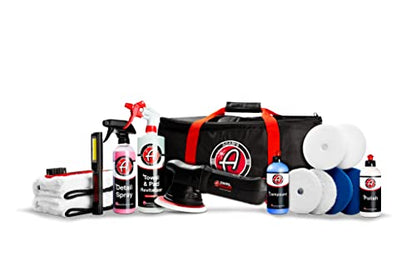 Adam's Polishes Swirl Killer 21mm Complete Polisher Kit (16 Item) - Orbital Polishing Paint Correcting Buffer Tool | Car Scratch Remover, Correcting Polish Black - size: Polishing Kit (16 Items)