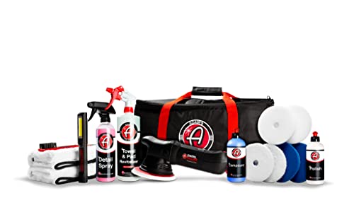 Adam's Polishes Swirl Killer 21mm Complete Polisher Kit (16 Item) - Orbital Polishing Paint Correcting Buffer Tool | Car Scratch Remover, Correcting Polish Black - size: Polishing Kit (16 Items)