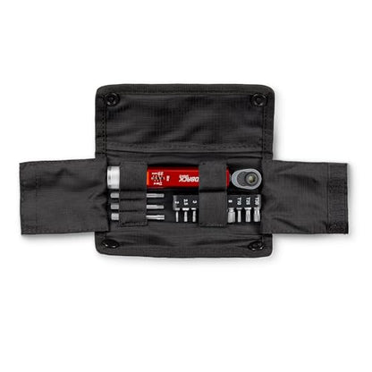 Feedback Sports | Range Click Torque Wrench Set | Adjustable Torque Ratchet Bit Driver [2-14Nm] | 13 S2 Steel Hex & Torx Bits | TPU Protective Carrying Case | Bicycle Tool Kit | Mini Torque Wrench