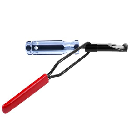 10mm Valve Adjustment Tool Jam Nut, Slotted Valve Grinding & Lapping Tool, Valve Adjusting Stud, Jam Nuts with Window Cut Out for Positioning, for Honda Toyota and Other Japanese Auto Vehicle Engine - size: 10 mm