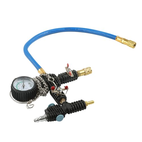 Silscvtt 33 PCS Radiator Pressure Tester Vacuum Cooling System Kit with Gauge Adapter Cap Universal for Auto Car Airlift