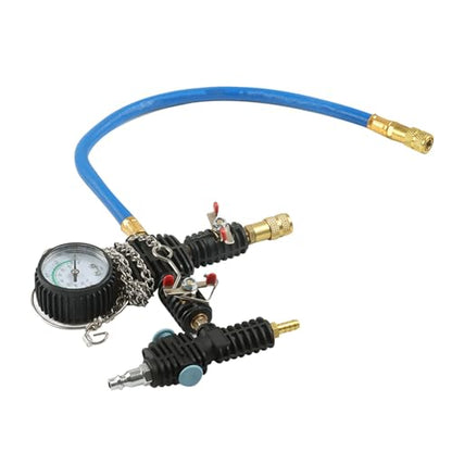 Silscvtt 33 PCS Radiator Pressure Tester Vacuum Cooling System Kit with Gauge Adapter Cap Universal for Auto Car Airlift