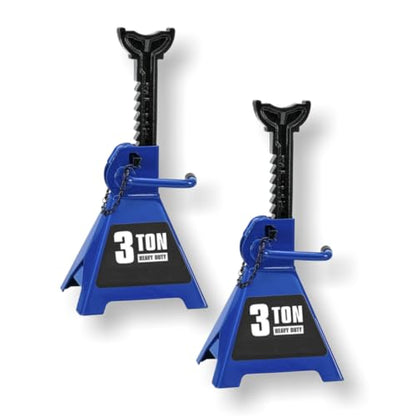 Fits Daytona 3 Ton Heavy Duty Ratcheting Jack Stands (Blue) - color: Blue