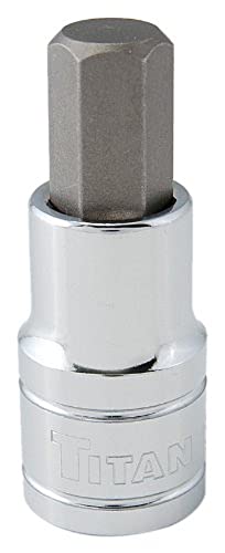 Titan 15612 1/2-Inch Drive x 12mm Hex Bit Socket - size: 12mm