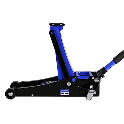 2.5 Ton Low Profile Floor Jack, Heavy Duty Steel Racing Floor Jack with Dual Pistons Quick Lift Pump, Lifting Range 3.5"-19.5", Hydraulic Professional Car Jacks 2.5 Ton/5000 LBS Capacity, Blue - color: Blue - 2.5 Ton(Dual Pump), Lift 3.5"-19.5"