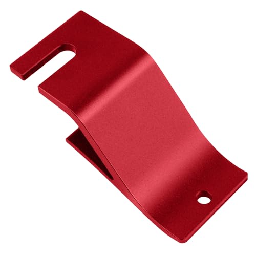 Motorcycle Dirt Bike Tire Changing Tools,Aluminum Alloy Motorcycle Dirt Bike Tire Changer Hook,Universal Tire Bead Breaker Installation Assistance Tool for Most Vehicles (Red) - color: Red