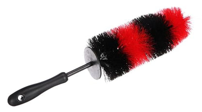 Car Detailing TIRE Brush L, Wheel Brush Car, Large Cleaning Brush for Tyres, 10 cm Diameter, Wheel Rim Cleaner, Brake Dust Remover, Ergonomic Handle, Precise Cleaning