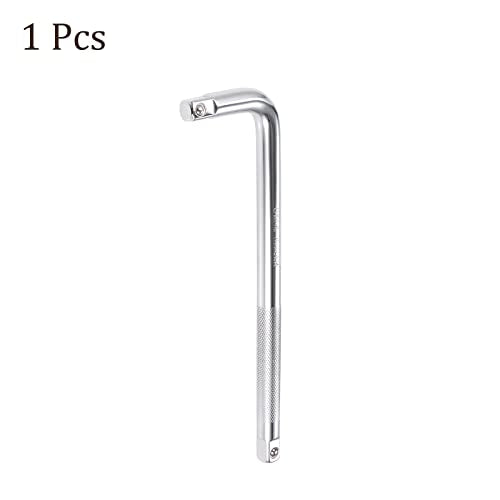 Breaker Bar - [1/2 Inch Drive] L Shape Socket Wrench Extension for Car Mechanical Equipment Repair Use, CR-V Steel