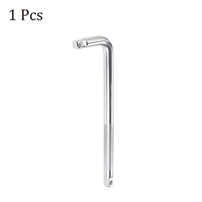 Breaker Bar - [1/2 Inch Drive] L Shape Socket Wrench Extension for Car Mechanical Equipment Repair Use, CR-V Steel