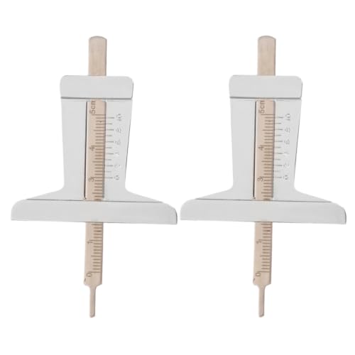 2pcs Tire Depth Gauge Tool for Accurate Tire Tread Measurement Stainless Steel Material Markings Portable Design and Replacement by Professional Mechanics and Car Enthusiasts