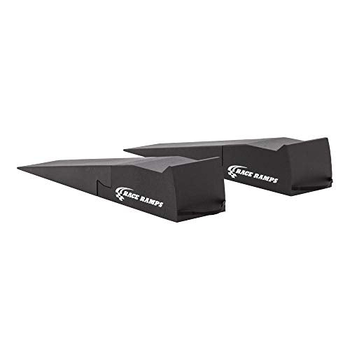 Race Ramps 2-Piece 67" XT Car Service Ramp, Tire Lift for Low Profile Vehicles, Solid High-Density Foam for Non-Skid Loading, Set of 2