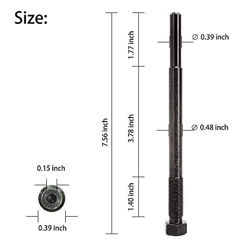 10L0L Golf Cart Drive Clutch Puller Removal Tool Fit Yamaha Gas G1, G2, G9, G11, G14, G16, G22 1976-2006,Replace OEM 90890-01876-00