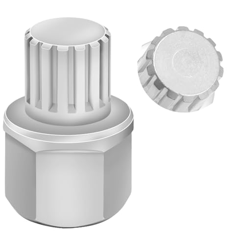12/14PT Wheel Locking Nut Key for BMW, Anti-Theft Lug Nut Removal | Wheel Lock Nut Socket Adapter, Anti-Theft Screw Remover, Hand Repair Tool, Tyre Fitting, garage - size: 12/14Pt Key
