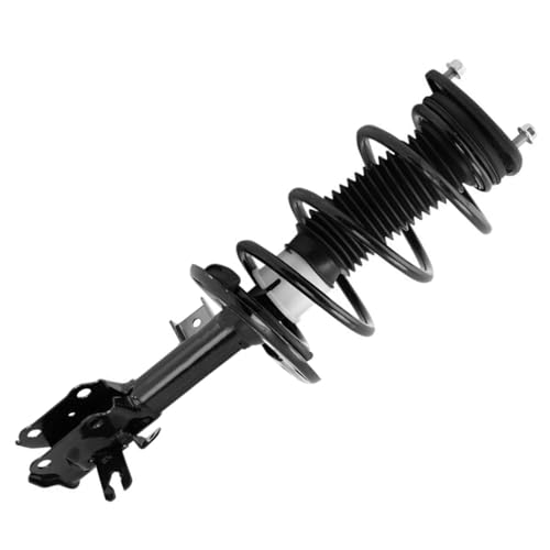 Detroit Axle - 4pc Front Struts Kit for 2014 2015 2016 2017 2018 Mazda 3, 2 Struts with Coil Spring Assembly 2 Lower Control Arms with Ball Joint Replacement Suspension Kit - size: 4CQ472415/Big Kit