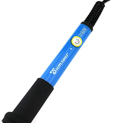 110V 60W Adjustable Temperature Electric Soldering Iron Welding Rework Repair Tool With 5pcs Solder Tip US Plug