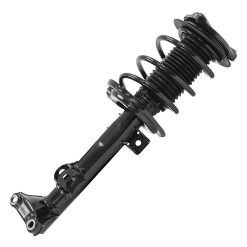 Detroit Axle - 2 Front Struts for 2010-2014 Mercedes-Benz E350, 2015-2017 E400, Complete Struts with Coil Spring Assembly Replacement Suspension Ready Strut Shock - size: 11750x2/Pair