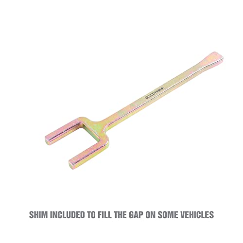 OEMTOOLS 37305 CV Axle Popper Set, Steel CV Joint Assembly Removal Tool, Fork and Shim Ball Joint Separator for Front Wheel Drive Vehicles