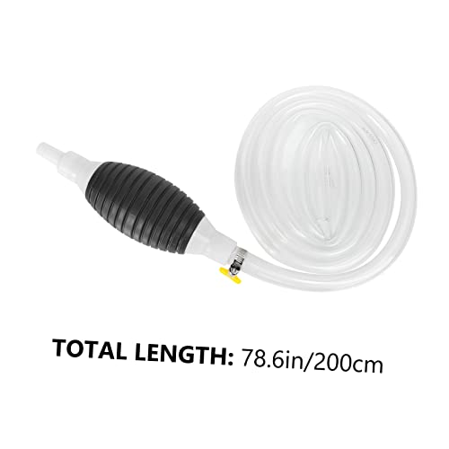 1set Car Transfer Siphon Pump Kit Hose Hand Pump for Easy Liquid Transfer for Gas Oil and Water Situations