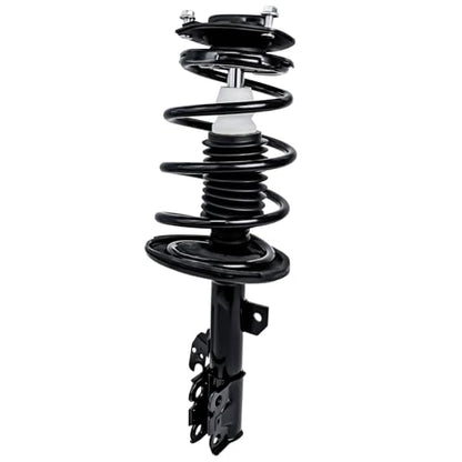 Detroit Axle - 2.4L Front Knuckles Struts Kit for 2004-2006 Toyota Camry Solara Lexus ES330, Steering Knuckles & Wheel Hub Bearings + Struts w/Coil Spring Replacement - size: 4QU48663/ Big strut kit