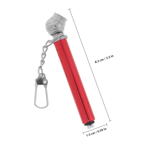 Mini Metal Tire Pressure Gauge Pen with Tread Depth Gauge and Built-in Deflator Valve for Cars and Bikes