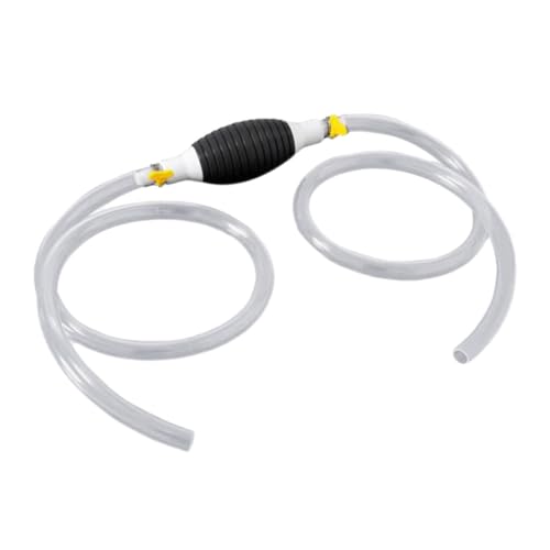 OUNONA Manual Siphon Pump Kit for Automotive Fuel Transfer 5ft Siphon Hose for Gas Oil Hand Pump for Convenient Oil Extraction and Filling