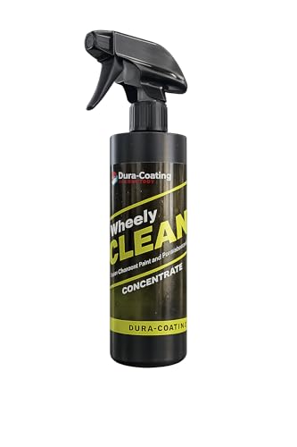DURA-COATING TECHNOLOGY Wheely Clean Concentrate - Good for Chrome Wheel Cleaner, Clear-Coated, or Aluminum Wheel Cleaner - Professional Tire Shine & Rim Cleaner Spray - Car Care Solution - 1 oz