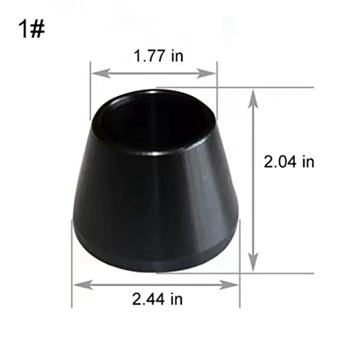 Wheel Balancer Cone, 4pcs Tire Balancing Machine Cones Set #45 Carbon Steel Wheel Balancer Standard Taper Cones Kit for 36MM Shaft, Cone Size 1.77-5.39 Inches - size: 36MM