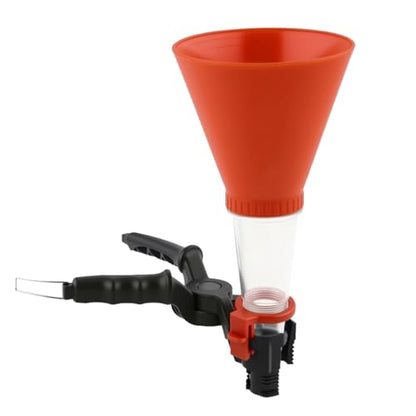 Car Engine Oil Funnel with Self-Locking Structure, No-Spill Anti-Leak Oil Filling Funnel, Universal Fuel Filling Funnel Automotive Oil Change Tool for Most Cars Trucks (1PC) - color: 1PC