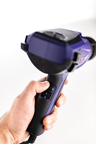 WELDY - HG 330-S Heat Gun - Car Wrap Kit - Light Weight- High Performance - Nozzle Heat Protection Device - 16 Ft Cord - Air Intake Guards - Adjustable Heat Dial