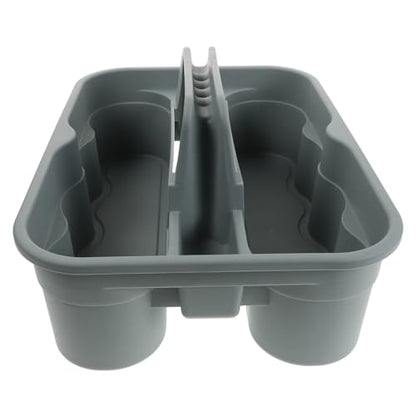 Amosfun Portable Handheld Plastic Cleaning Basket for Car and Bath Use 10L Capacity Shower Organizer with Handle for Car Detailing and Home Storage