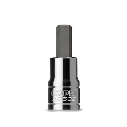Capri Tools 3-0539 8 mm Hex Bit Socket, 3/8-Inch Drive, Metric - size: 8 mm, 3/8-Inch Drive