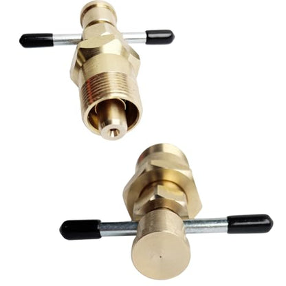 Professional-Grade Brass Olive Removal Tool - Non-Damaging Ferrule Puller for NPT 1/2" & 3/4" Pipes | Corrosion-Resistant Compression Ring Extractor | HVAC & Plumbing Essential