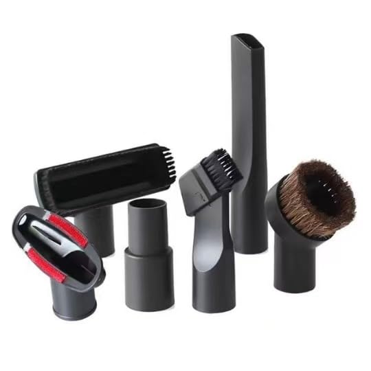 6 Pcs Vacuum Cleaner Accessories Brush Kit 1-1/4 inch& 1 3/8 inch | Vacuum Attachments、(1-1/4 inch)32mm & 1 3/8 inch (35 mm) 、Fits Vacuum Cleaner