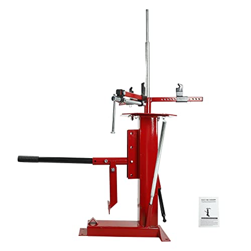 Manual Tire Changer, Portable Bead Breaker Mounting Tool for 4"-16.5" Tires | Steel Construction with Stable Base Design, Ideal for DIY Garage Maintenance, Outdoor Tire Repair and Small Vehicle Service