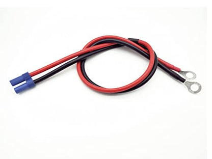 EC5 Female Connector to 8mm O-Ring Terminal Extension Cable 50cm 10awg Wire for RC Car ESC Jump Starter Emergency Power Cord Automotive Emergency Battery