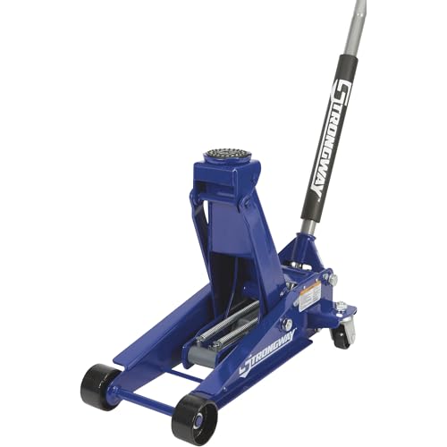 Strongway Professional Service Floor Jack, 3-Ton Capacity | Controlled lifting and positioning, Professional garage use, Stable service support, Durable steel construction - style: Normal