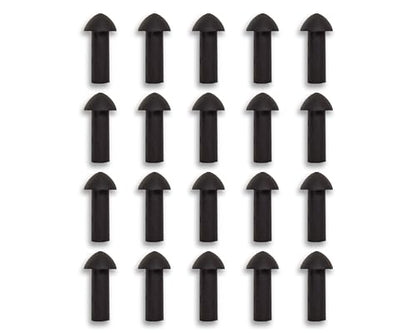 Stop & Go 6075 Mushroom Plugs Tire Repair for Punctures and Flats - 1" Length x 7/16" Shaft Diameter - 20 Pack (Plugs Only)