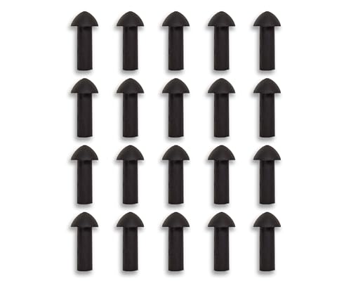 Stop & Go 6075 Mushroom Plugs Tire Repair for Punctures and Flats - 1" Length x 7/16" Shaft Diameter - 20 Pack (Plugs Only)