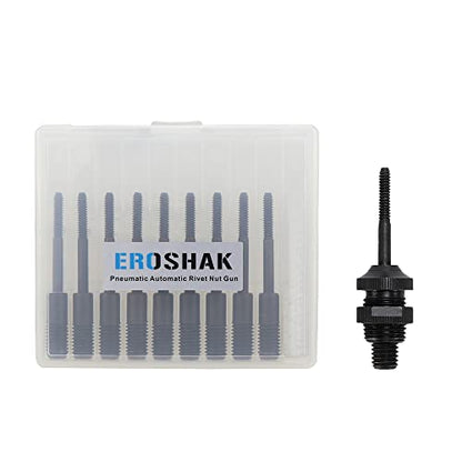 M4 Mandrel 10pcs (with Fixing Nut) Replacement Rod 9900S Air Hydraulic Rivet Nut Tool - color: M4 Mandrels