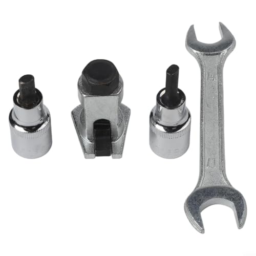 4 Pcs Steel Spreader Removal Tool Kit for Strut Separator Ball Joint Pitman Arm Puller Tie Rod End Suspension Repair
