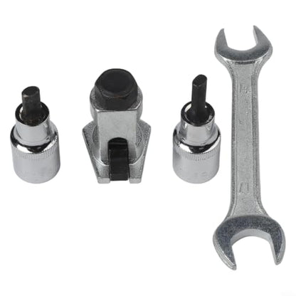 4 Pcs Steel Spreader Removal Tool Kit for Strut Separator Ball Joint Pitman Arm Puller Tie Rod End Suspension Repair