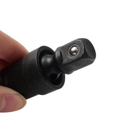 1/2 Inch Drive Impact Universal Joint Socket Adapter Extension Bar 360 Degree Swivel Wobble Socket for Air Ratchet Wrench Tools