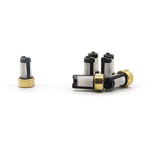 HiSport Fuel Injector Seal Kits Filter Baskets Universal Repair Set CF102A | 6mm x 3mm x 10.7mm [50 Set]