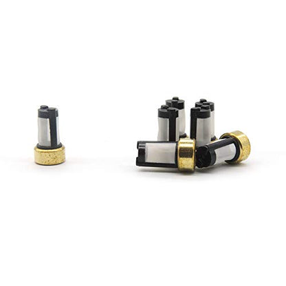 HiSport Fuel Injector Seal Kits Filter Baskets Universal Repair Set CF102A | 6mm x 3mm x 10.7mm [50 Set]