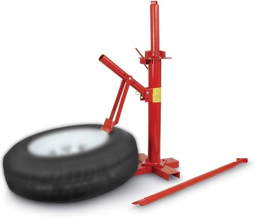 Portable Manual Tire Changer, Heavy Duty Bead Breaker & Wheel Mount Demount Tool, Fits 8" to 21" Tires for Cars, Trucks, Motorcycles