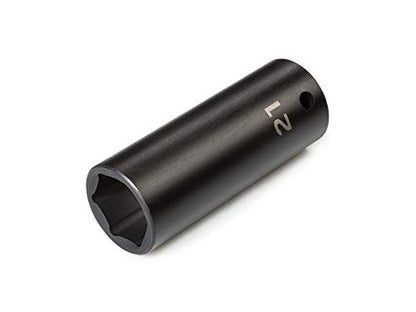 TEKTON 1/2 Inch Drive x 21 mm Deep 6-Point Impact Socket | SID23121 - size: 21 mm, style: Deep