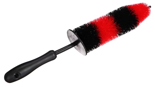Car Detailing TIRE Brush S, Wheel Brush Car, Cleaning Brush for Tyres, 7 cm Diameter, Wheel Cleaner, Brake Dust Remover, Ergonomic Handle, Scratch-Free, Precise Cleaning