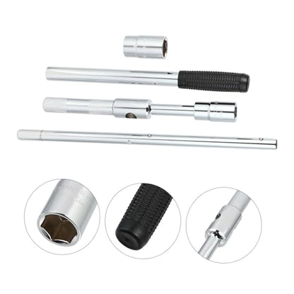 Unomor Emergency Lug Nut Wrench for Car Tire Way Lug Wrench High Torque Breaker Bar for Vehicle Maintenance