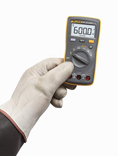 Fluke 107 AC/DC Current Handheld Digital Multimeter, Gray | AC/DC Current - size: Packs, style: 107