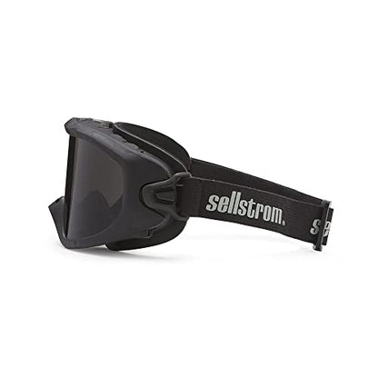 Sellstrom Odyssey II Wildland Fire Safety Goggles - Anti-Fog, Anti-Scratch Eye Protection Goggles for Men & Women - FR Strap, fits over Glasses, ANSI Z87.1 - style: Smoke Lens